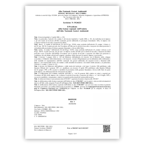 Albo Gestori Ambientali — CAT 5-F